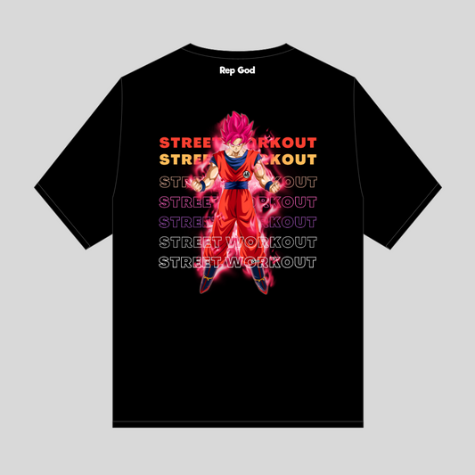 Street Workout x Goku Oversized T-shirt