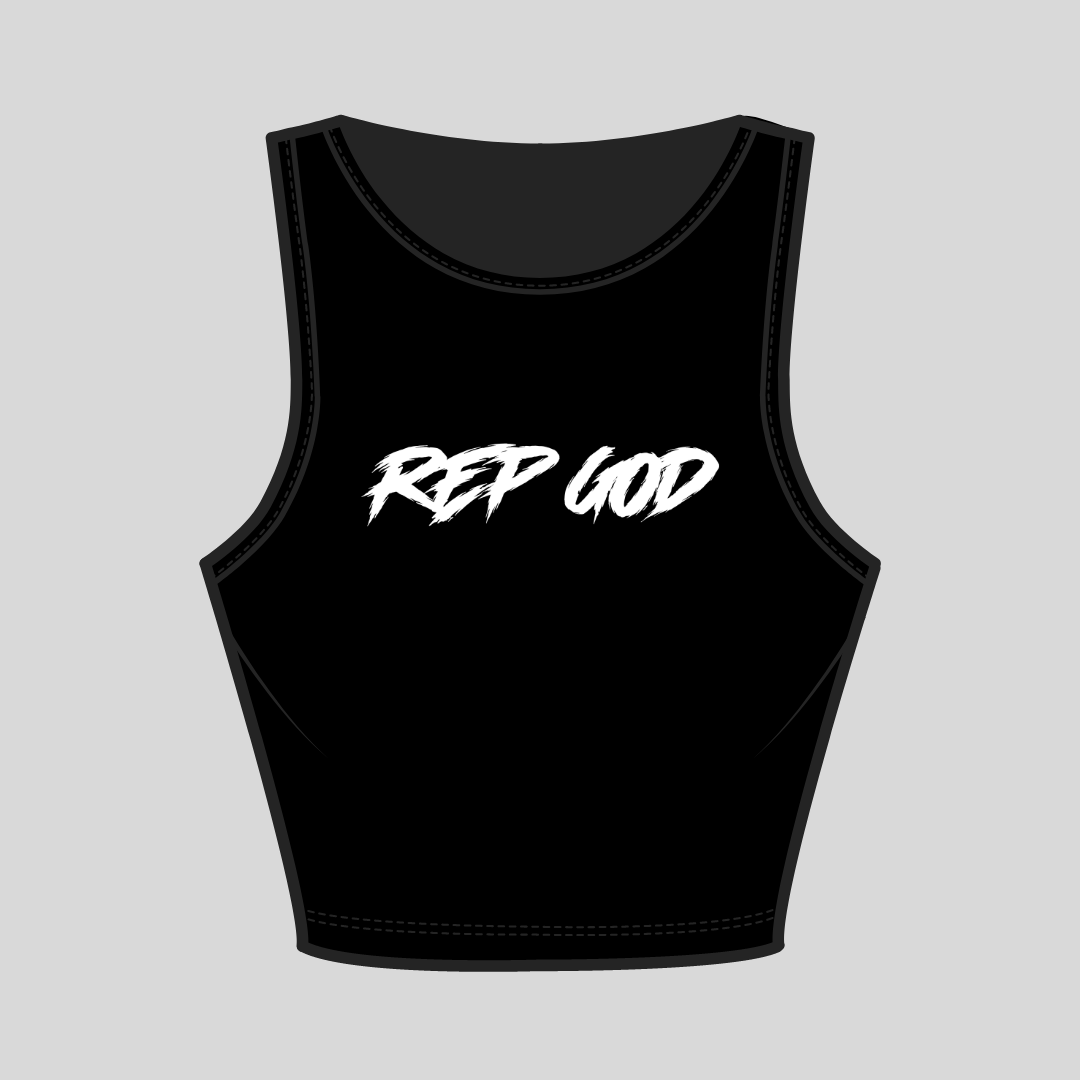 Rep God Crop Tank