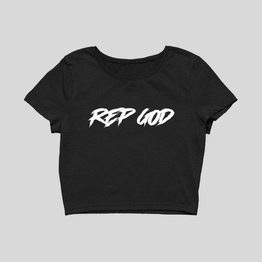 Rep God Crop Top