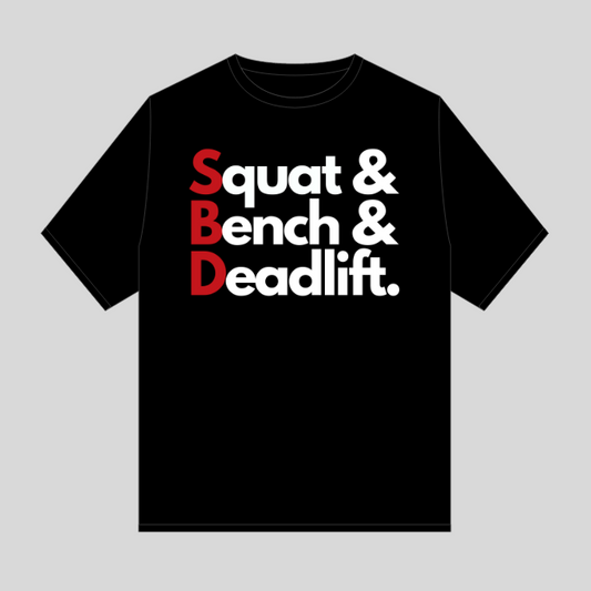 Squat Bench Deadlift | Oversized T-shirt