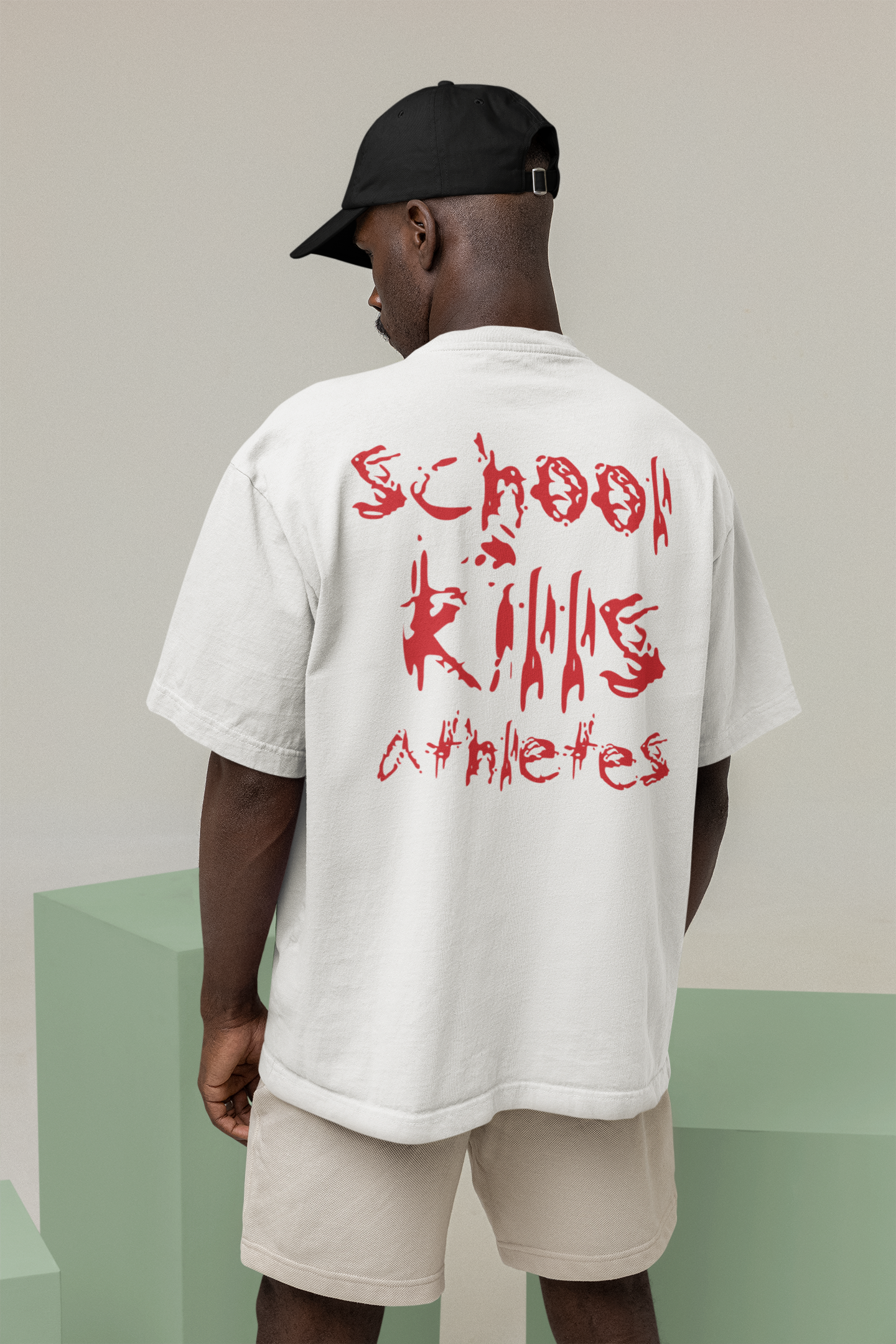 School Kills Athletes Oversized T-shirt