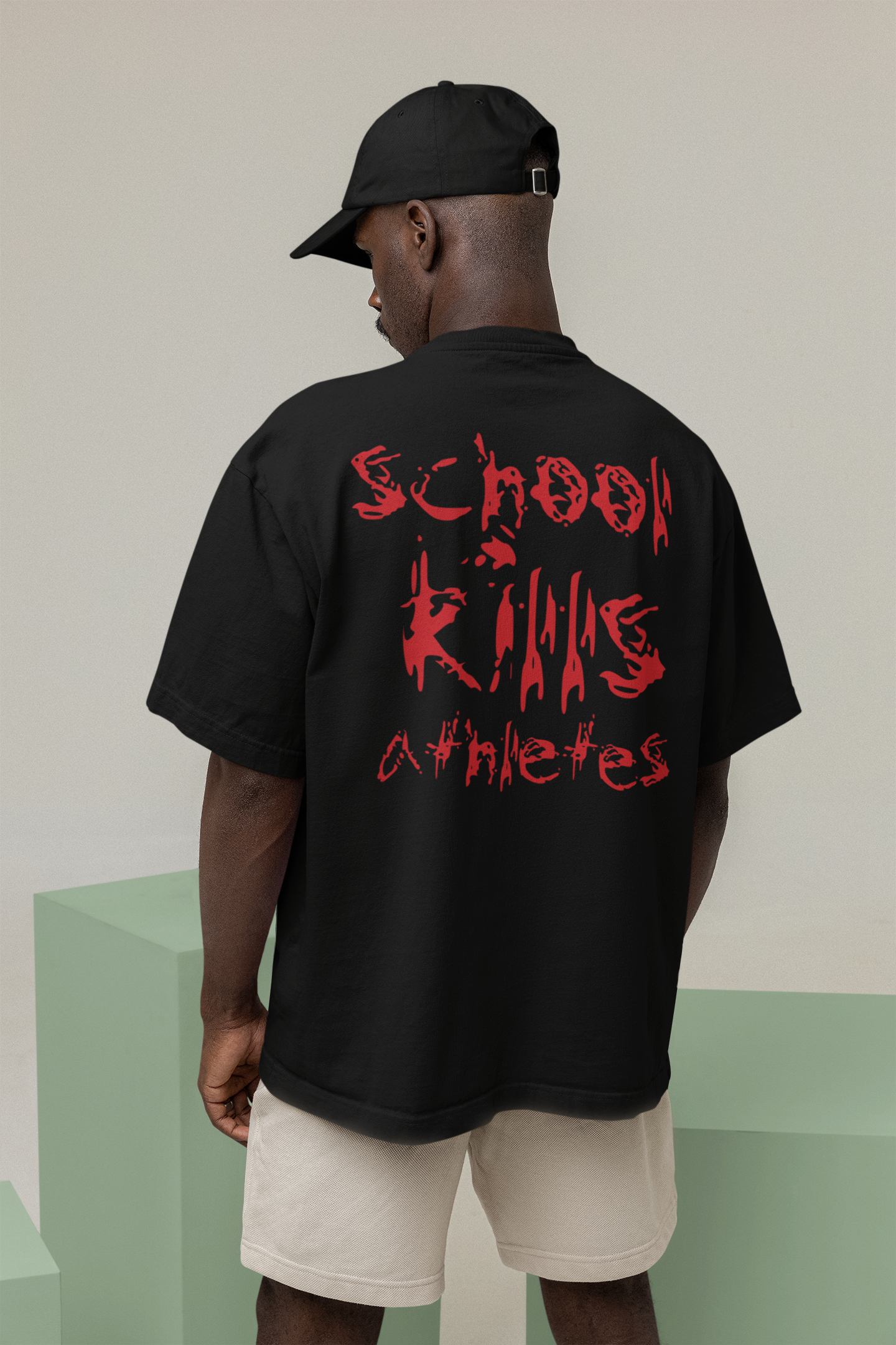 School Kills Athletes Oversized T-shirt