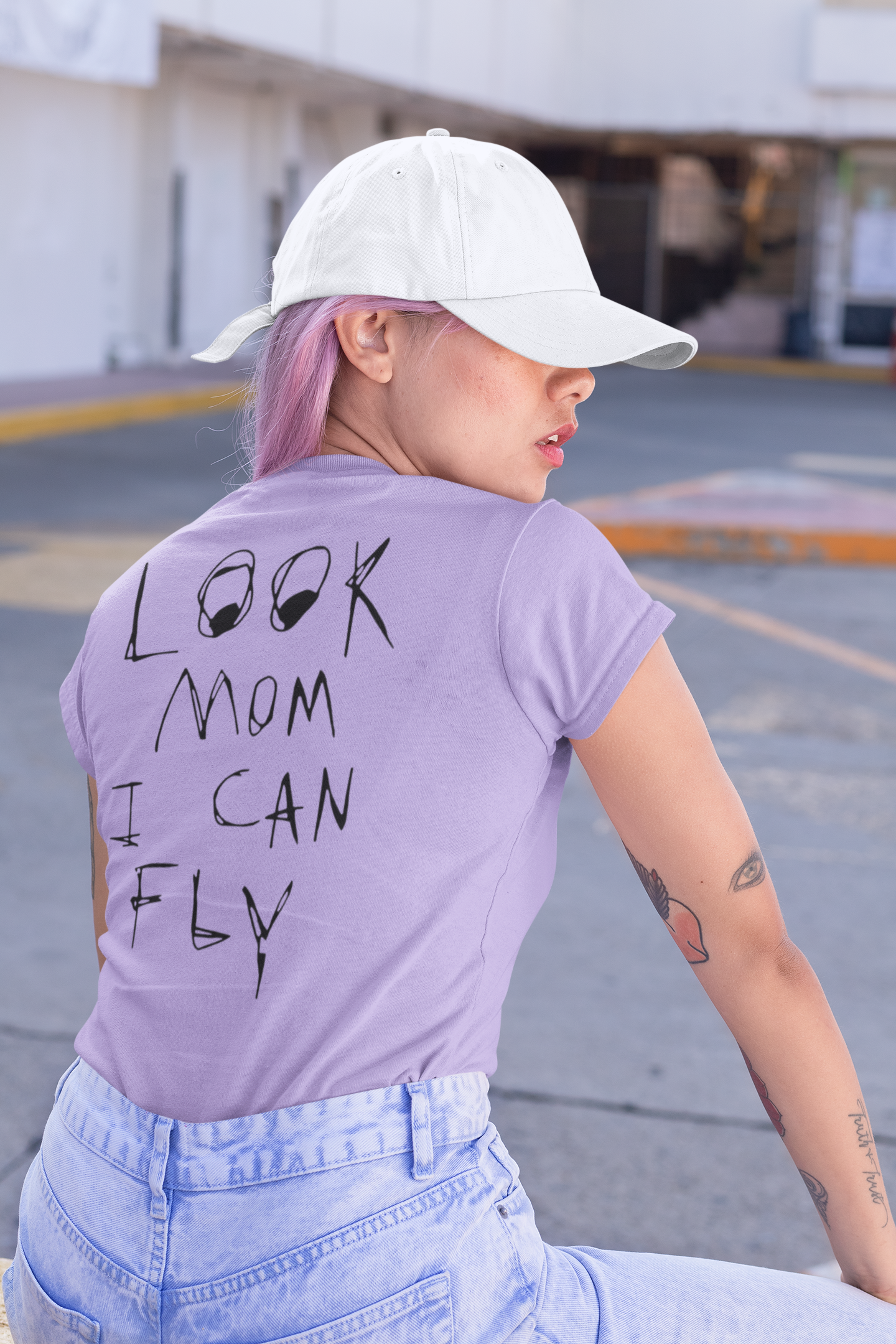 Look Mom I Can Fly Women's Tshirt