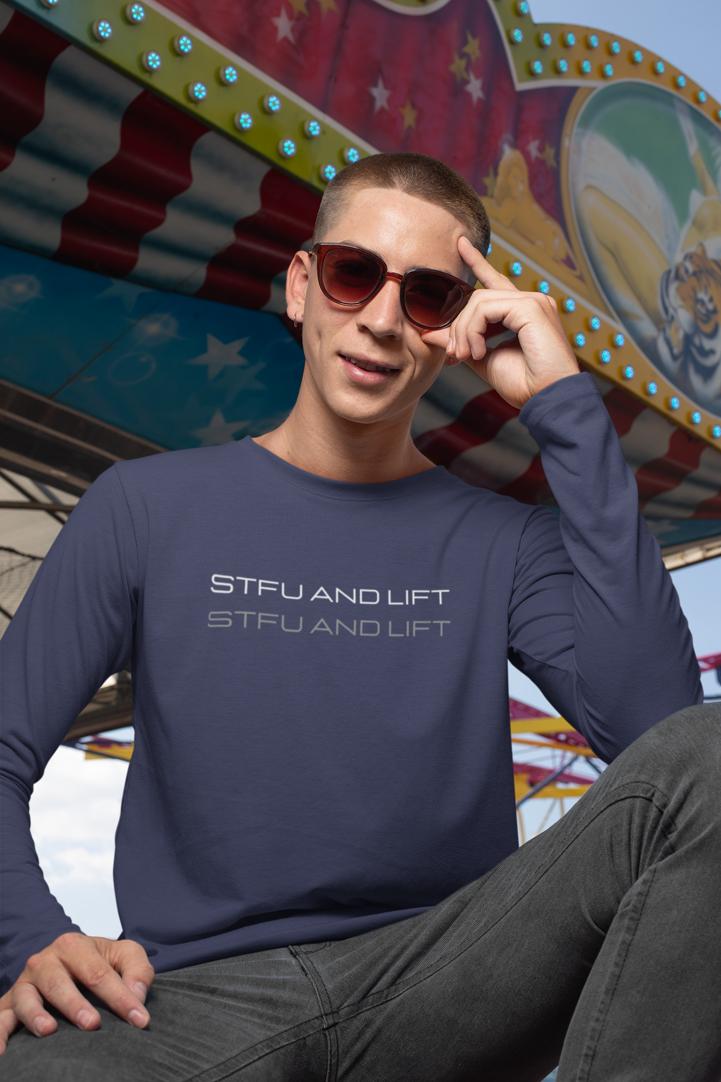 STFU And Lift | Full Sleeve T-shirt