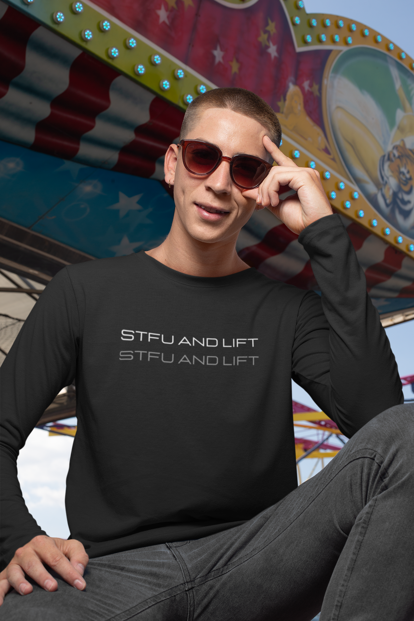 STFU And Lift | Full Sleeve T-shirt