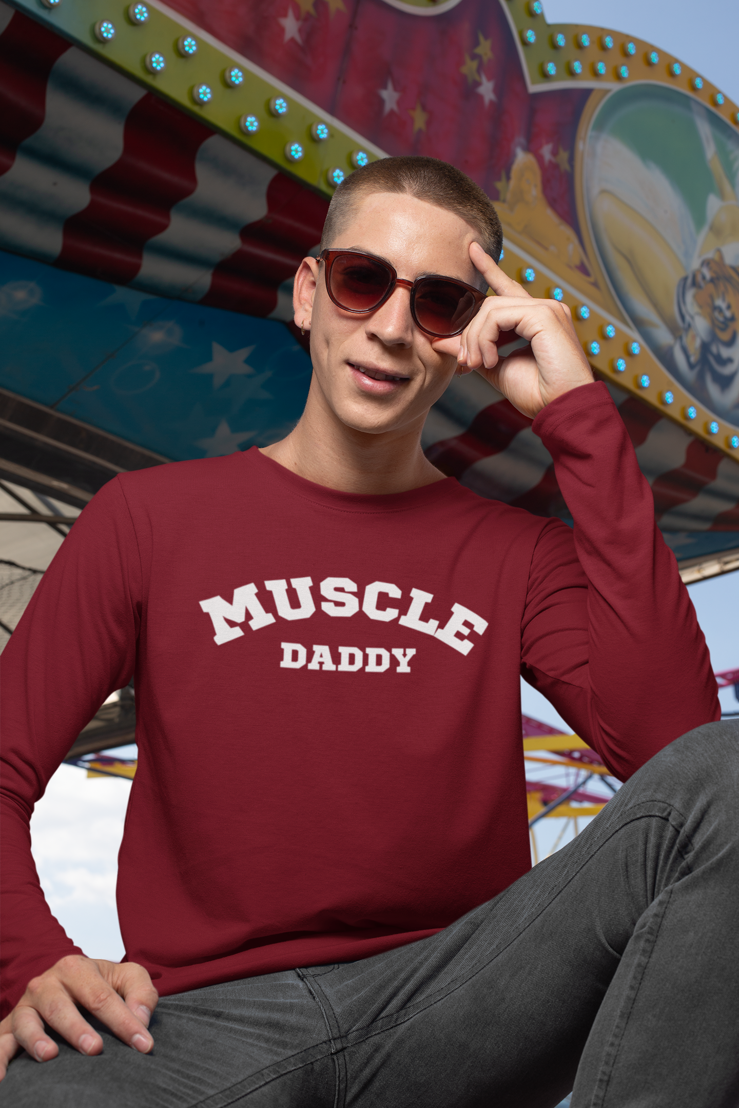 Muscle Daddy | Full Sleeve T-shirt