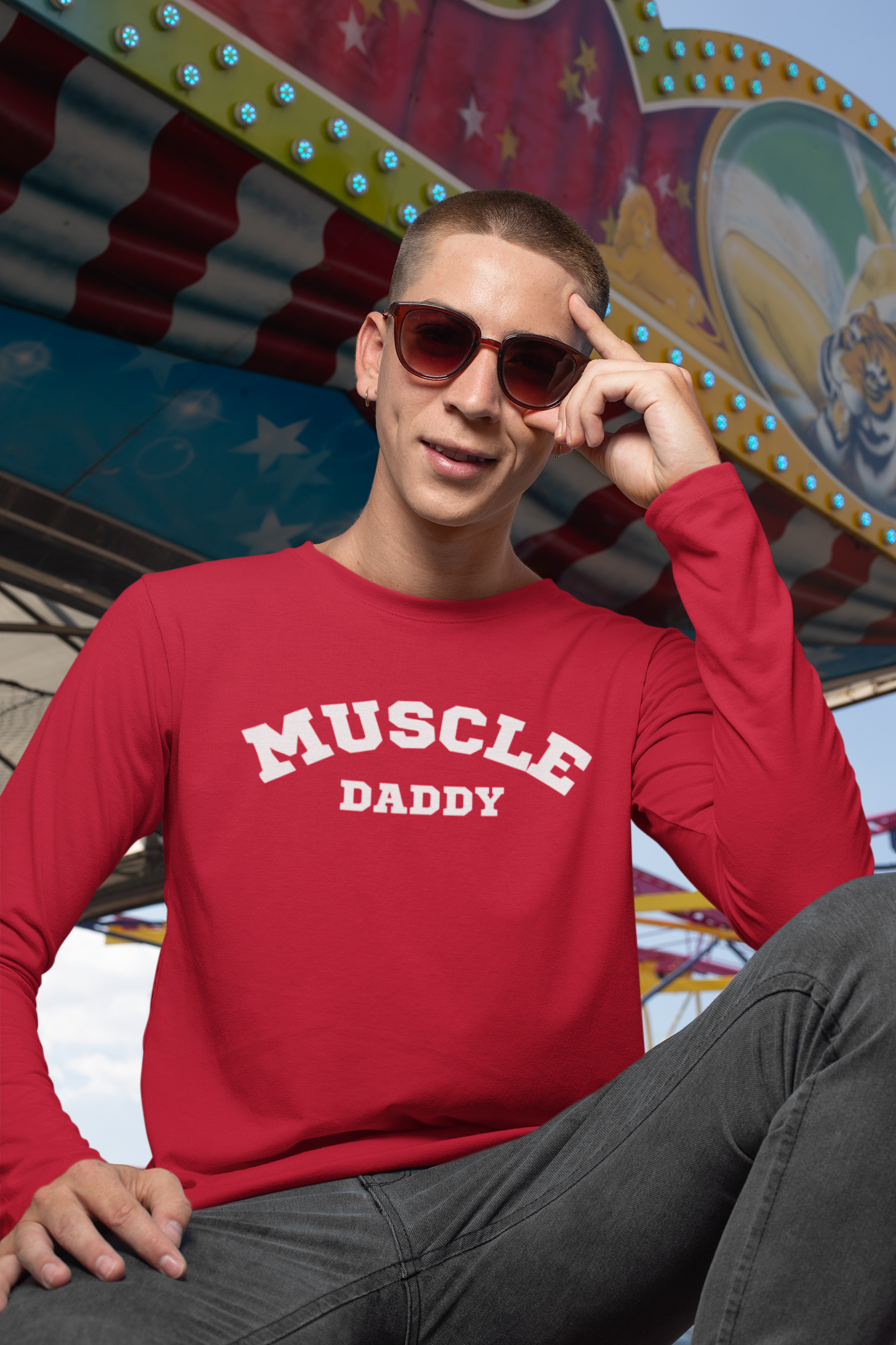 Muscle Daddy | Full Sleeve T-shirt