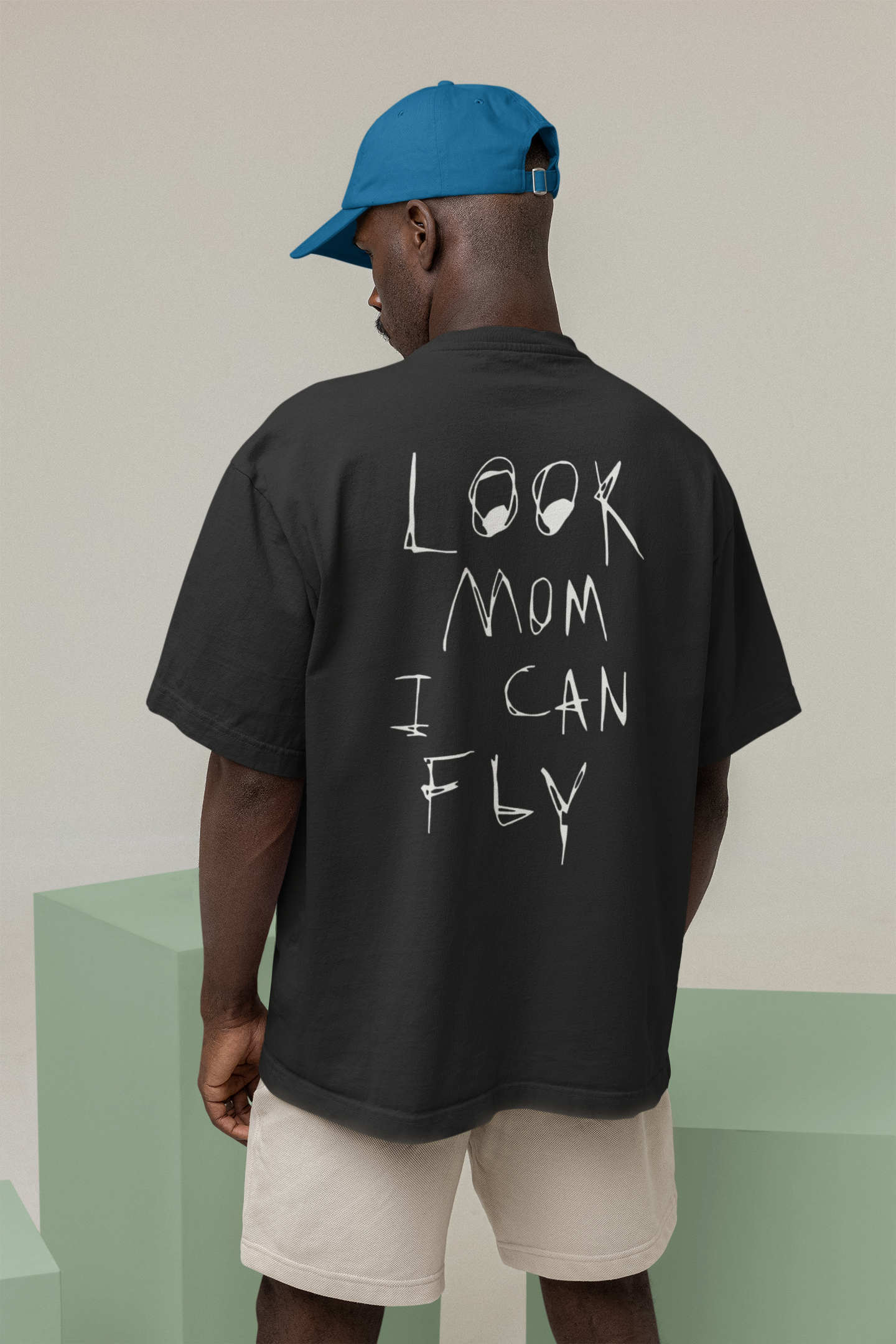 Look Mom I Can Fly Oversized T-shirt