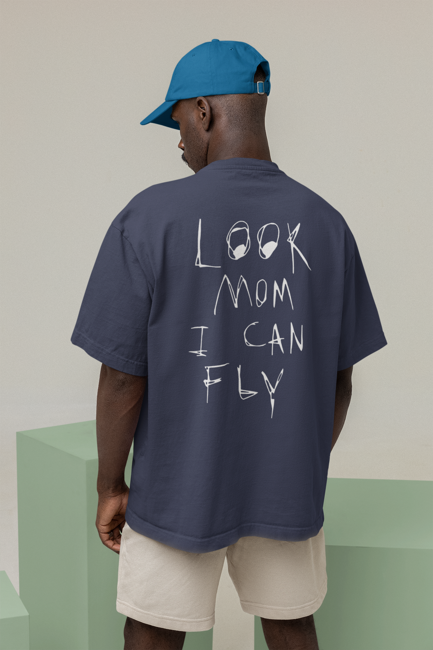 Look Mom I Can Fly Oversized T-shirt