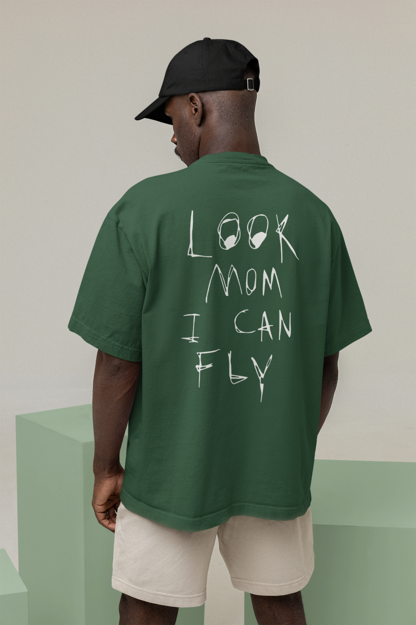 Look Mom I Can Fly Oversized T-shirt