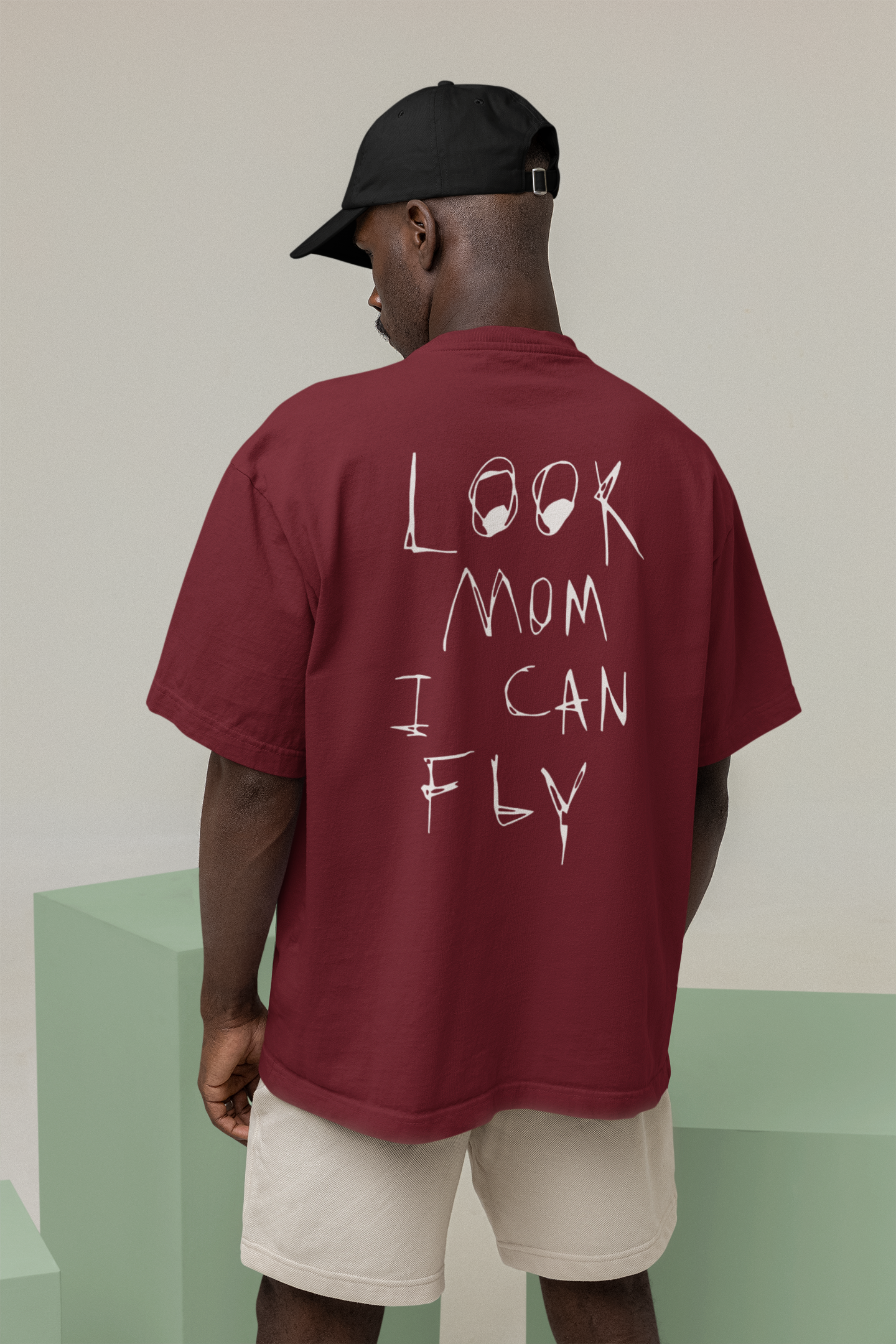 Look Mom I Can Fly Oversized T-shirt