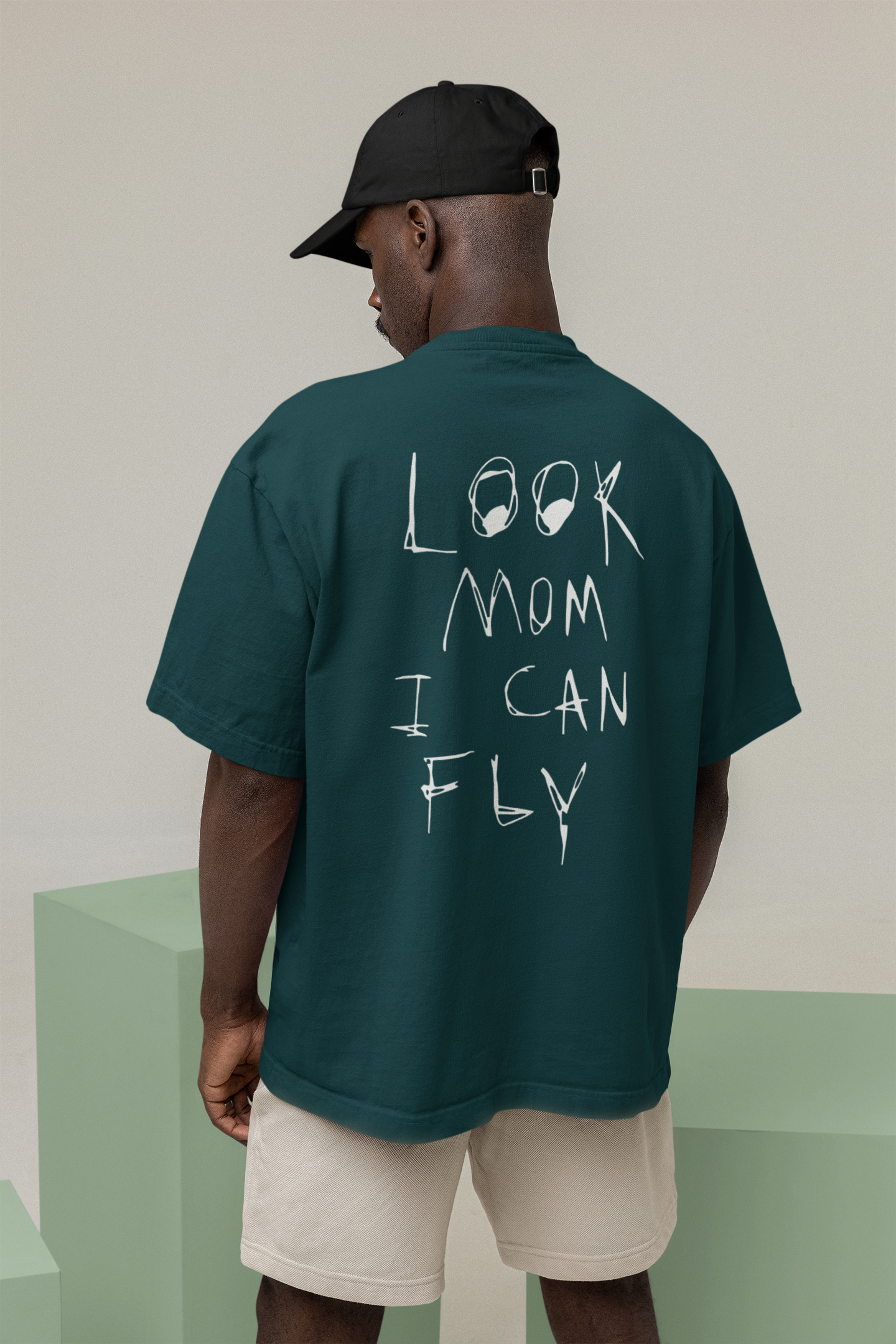 Look Mom I Can Fly Oversized T-shirt