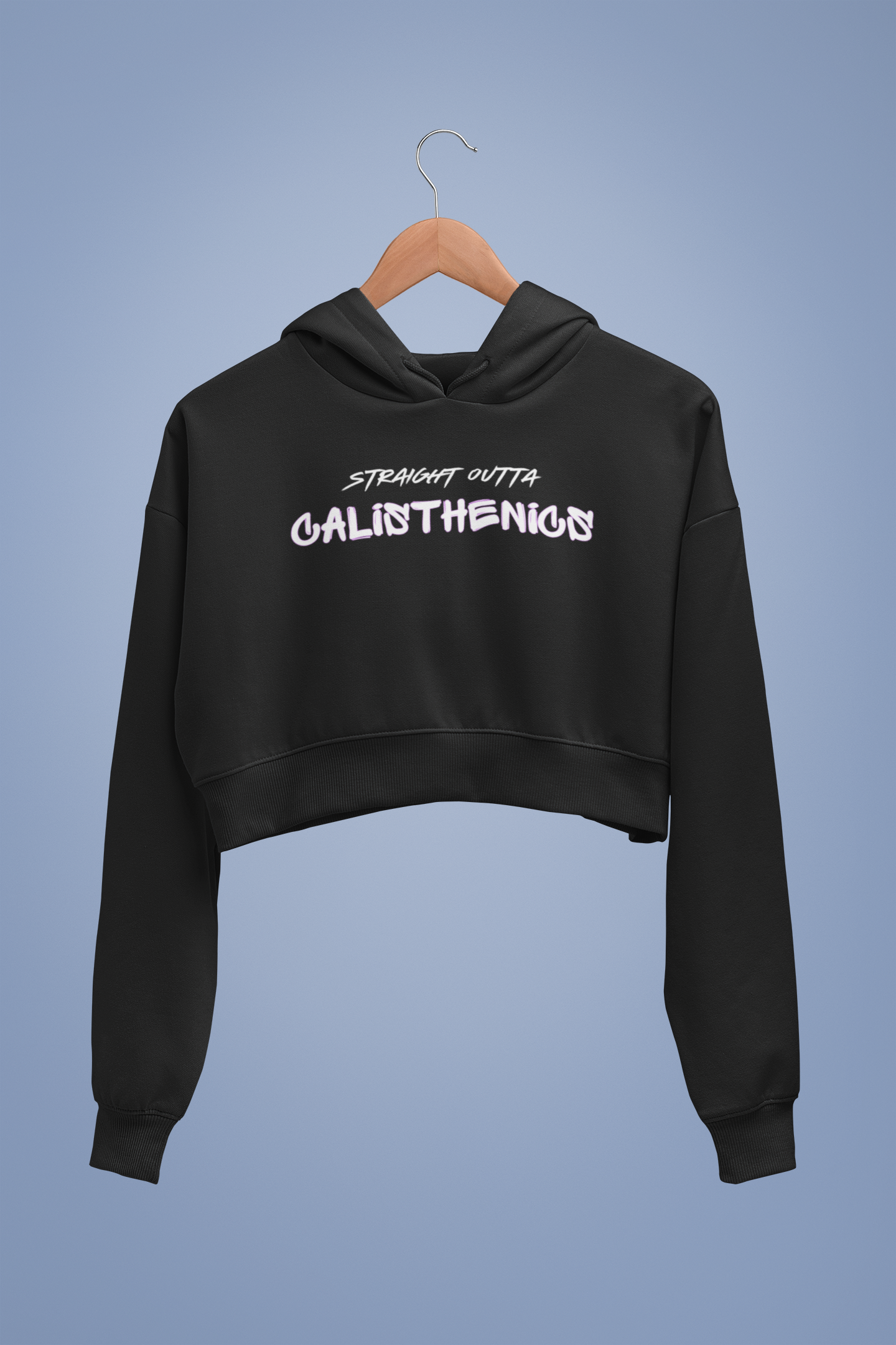 Straight Outta Calisthenics | Crop Hoodie