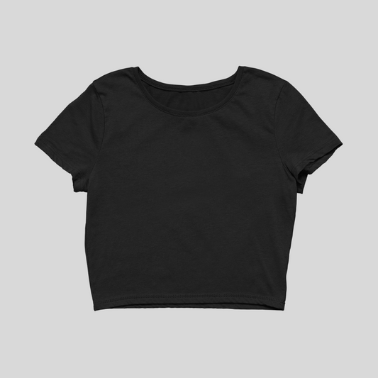 RG Solid Crop Tops